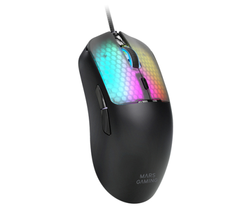 Mars Gaming MMVIPER ratón Juego mano derecha USB Type-A + USB Type-C Óptico 12800 DPI