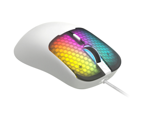 Mars Gaming MMVIPERW ratón Juego mano derecha USB Type-A + USB Type-C Óptico 12800 DPI
