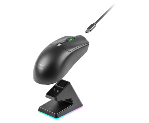Mars Gaming MMWELITE ratón Juego mano derecha Bluetooth Óptico 20000 DPI