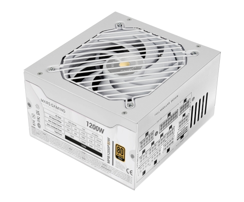 Mars Gaming MPB1200PSIW unidad de fuente de alimentación 1200 W Blanco