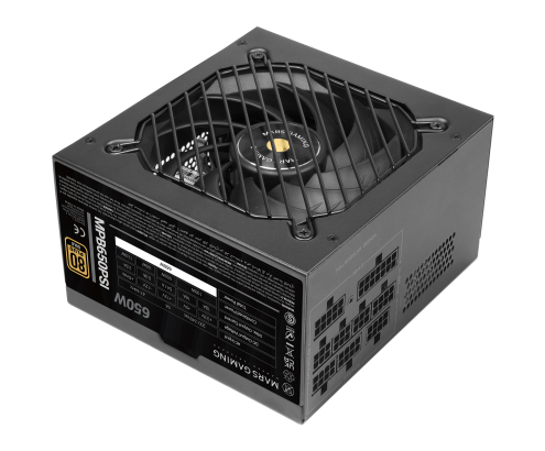 Mars Gaming MPB650PSI unidad de fuente de alimentación Negro