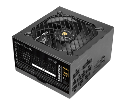 Mars Gaming MPB650PSI unidad de fuente de alimentación Negro