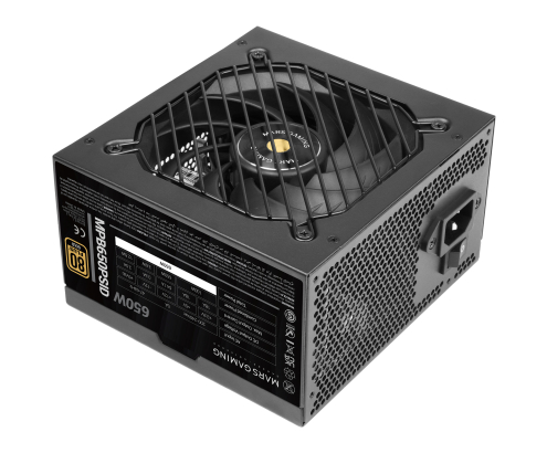 Mars Gaming MPB650PSID unidad de fuente de alimentación 650 W Negro