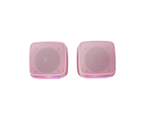 Mars Gaming MS-PRO, Altavoces Compactos 10W, Iluminación RGB Flow Dinámica, Altavoz PC con Caja de Control y Entrada Jack 3.5mm, Altavoces Gaming Co