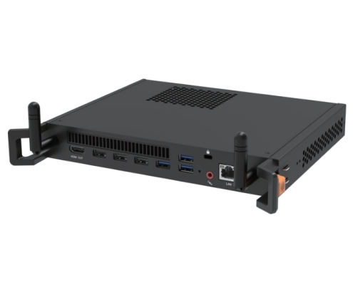 MAXHUB MT71E PCs/estación de trabajo Intel® Core™ i5 i5-12450H 12 GB DDR4-SDRAM 256 GB Windows 11 Pro Chasis montado en bastidor Mini PC Negro