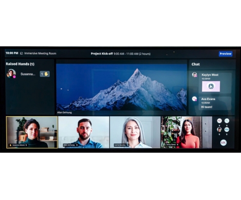 MAXHUB UW105NA pantalla de señalización Pantalla plana para señalización digital 2,67 m (105
