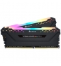 MEMORIA CORSAIR VENGEANCE RGB PRO BLACK DDR4 3000 MHZ 16GB 2X8GB CMW16GX4M2C3000C15