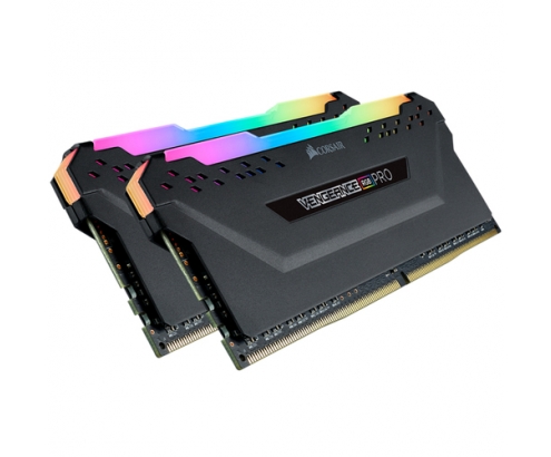 MEMORIA CORSAIR VENGEANCE RGB PRO BLACK DDR4 3000 MHZ 16GB 2X8GB CMW16GX4M2C3000C15