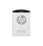 MEMORIA HP V222W USB 2.0 64GB 14MB/S LECTURA METAL PLATA HPFD222W-64P