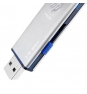 MEMORIA HP X730W USB 3.1 128GB 140MB/S LECTURA ACERO INOX AZUL HPFD730W-128