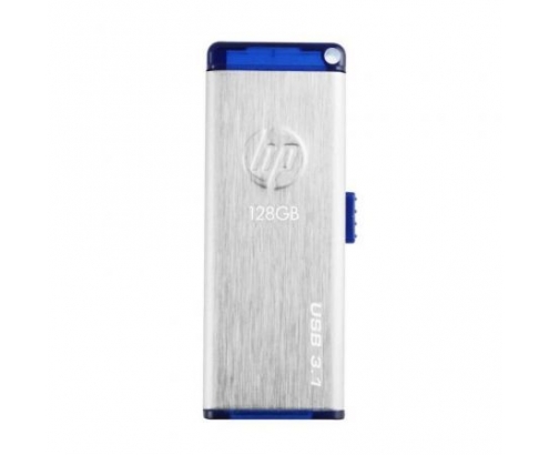 MEMORIA HP X730W USB 3.1 128GB 140MB/S LECTURA ACERO INOX AZUL HPFD730W-128