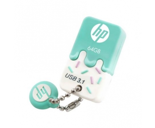 MEMORIA HP X778W USB 3.1 64GB 75MB/S LECTURA VERDE HPFD778W-64