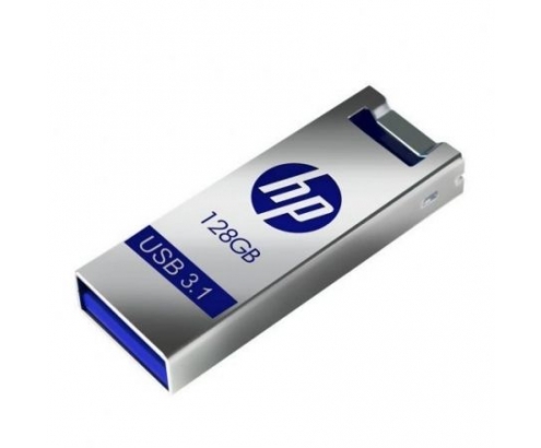 MEMORIA HP X795W USB 3.1 128GB 75MB/S LECTURA AZUL PLATA HPFD795W-128