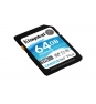 MEMORIA KINGSTON SDXC UHS-I 64GB CLASS 10 SDG3/64GB	