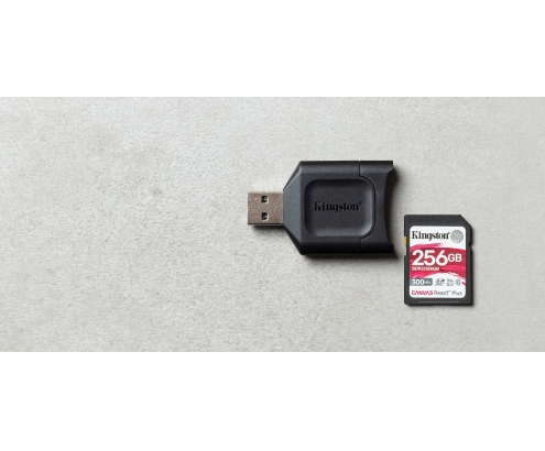 MEMORIA KINGSTON USB 3.1 MOBILELITE PLUS SDHC/SDXC UHS-II NEGRO MLP