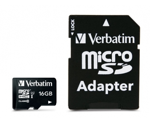 Memoria micro sd Verbatim Premium memoria flash 16 GB MicroSDHC Clase 10 44082