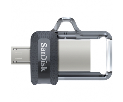 MEMORIA MICRO USB + USB 3.0 SANDISK ULTRA DUAL DRIVE M3.0 256GB GREY & SILVER SDDD3-256G-G46