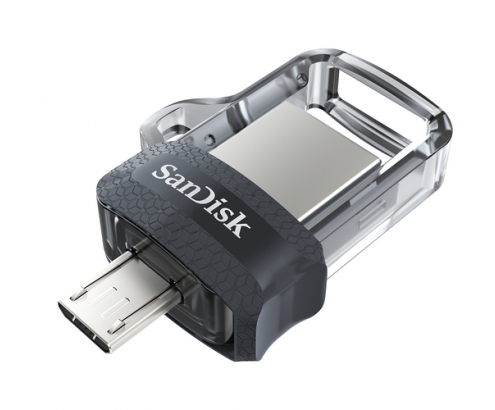 MEMORIA MICRO USB + USB 3.0 SANDISK ULTRA DUAL DRIVE M3.0 256GB GREY & SILVER SDDD3-256G-G46