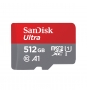 Memoria microsdxc sandisk ultra flash 512gb class 1 u1 a1 gris rojo SDSQUA4-512G-GN6MA 