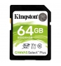 MEMORIA SDXC KINGSTON CANVAS SELECT PLUS 64GB SDS2/64GB