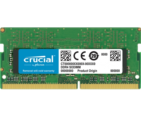 MEMORIA SODIMM CRUCIAL DDR4 2400 MHZ 8GB CT8G4SFS824A 