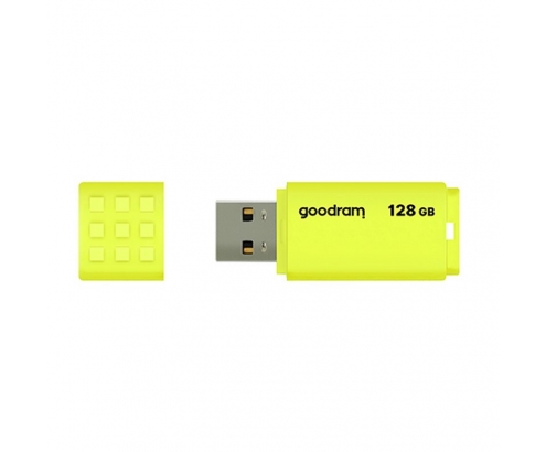 MEMORIA USB 2.0 GOODRAM UME2 128GB AMARILLO UME2-1280Y0R11