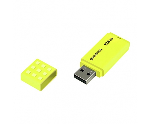 MEMORIA USB 2.0 GOODRAM UME2 128GB AMARILLO UME2-1280Y0R11