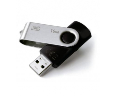 MEMORIA USB 2.0 GOODRAM UTS2 BLACK 16GB NEGRO UTS2-0160K0R11