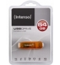 MEMORIA USB 2.0 INTENSO RAINBOW LINE NARANJA 64 GB 3502490