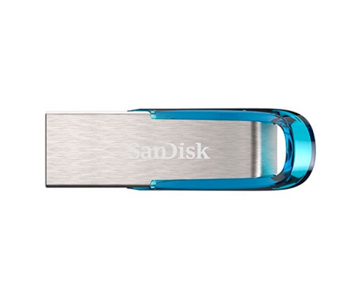 MEMORIA USB 3.0 ULTRA FLAIR SANDISK 32GB NEW TROPICAL BLUE SDCZ73-032G-G46B