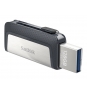 MEMORIA USB 3.1 USB 2.0 ULTRA DUAL NEGRO SANDISK 128GB SDDDC2-128G-G46