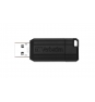 Memoria usb Verbatim PinStripe - Unidad USB de 128 GB - Negro 49071