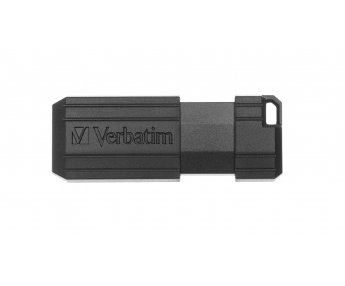 Memoria usb Verbatim PinStripe - Unidad USB de 128 GB - Negro 49071