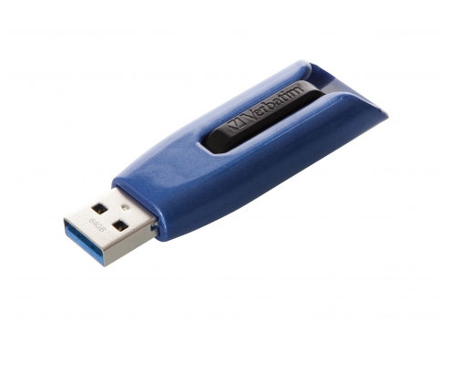 Memoria usb Verbatim V3 MAX - Unidad USB 3.0 de 64 GB - Azul 49807