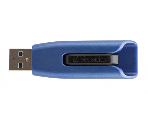 Memoria usb Verbatim V3 MAX - Unidad USB 3.0 de 64 GB - Azul 49807