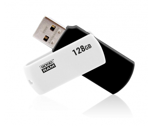 MEMORIA USB2.0 GOODRAM UCO2 128GB BLANCO NEGRO UCO2-1280KWR11