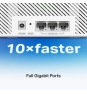 Mercusys Halo H25BE Doble banda (2,4 GHz / 5 GHz) Wi-Fi 7 (802.11be) Blanco 3 Interno