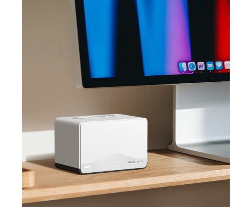 Mercusys HALO H27BE Doble banda (2,4 GHz / 5 GHz) Wi-Fi 6 (802.11ax) Blanco 3 Interno