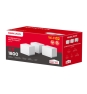 Mercusys Halo H70X (3-pack) Doble banda (2,4 GHz / 5 GHz) Wi-Fi 6 (802.11ax) Blanco Interno