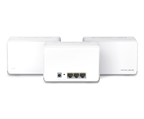 Mercusys Halo H70X (3-pack) Doble banda (2,4 GHz / 5 GHz) Wi-Fi 6 (802.11ax) Blanco Interno