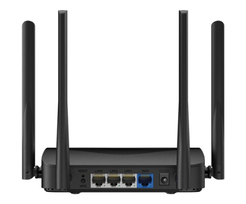 Mercusys MR25BE router inalámbrico Gigabit Ethernet Doble banda (2,4 GHz / 5 GHz) Negro