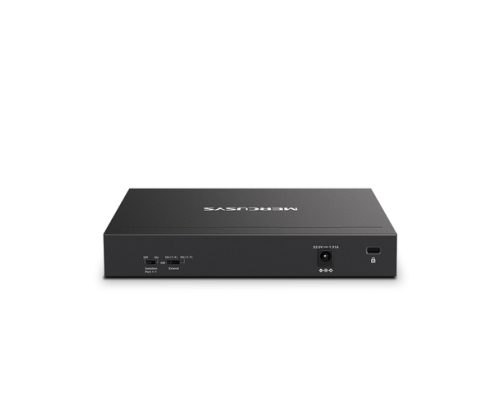 Mercusys MS108GP switch Gestionado Gigabit Ethernet (10/100/1000) Energía sobre Ethernet (PoE) Negro