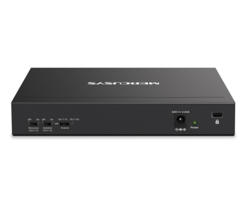 Mercusys MS110CMP switch Fast Ethernet (10/100) Energía sobre Ethernet (PoE) Negro