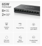 Mercusys MS110CP switch Fast Ethernet (10/100) Energía sobre Ethernet (PoE) Negro