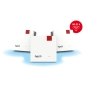 Mesh Set FRITZMESH SET 1600 3-PACK EDITION INTERNATIONAL Doble banda (2,4 GHz / 5 GHz) Wi-Fi 6 (802.11ax) Rojo, Blanco Interno