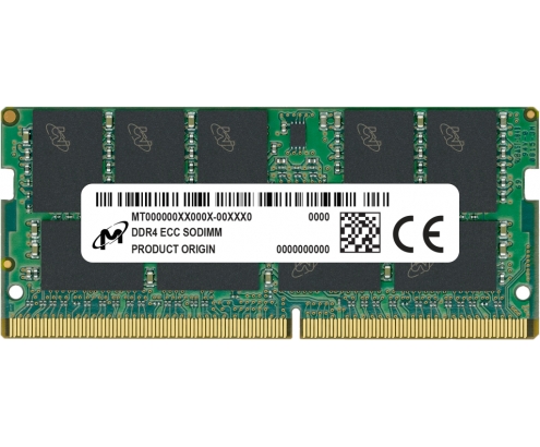 Micron MTA18ASF2G72HZ-3G2R1R módulo de memoria 16 GB 1 x 16 GB DDR4 3200 MHz ECC