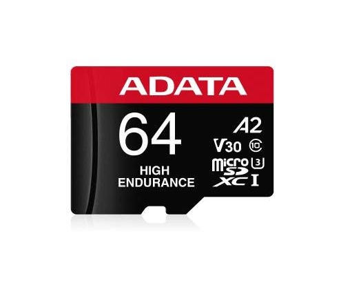 MICROSD ADATA 64GB CL10 UHS-I U3 V30S 100/70MBPS + ADAPTADOR SD