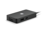 Microsoft 1E4-00002 base para portátil y replicador de puertos Negro