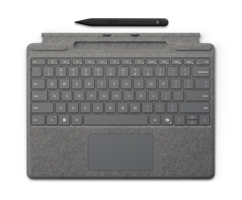 Microsoft 8X8-00175 teclado para móvil Microsoft Cover port Platino