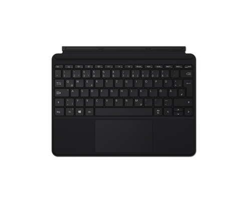 Microsoft Go Type Cover QWERTZ Alemán Negro